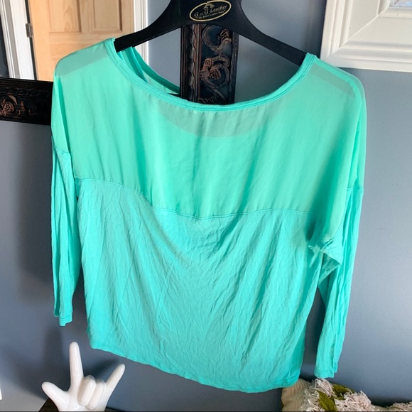 Juicy Couture Teal Long Sleeved Blouse - Picture 5 of 7